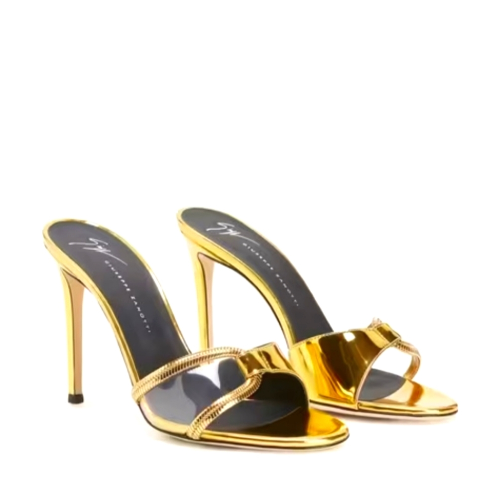 Giuseppe Zanotti Gold Mules